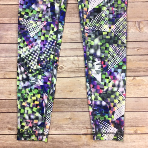 Fila Sport Running MultiColor Geometric Leggings - Picture 3 of 8